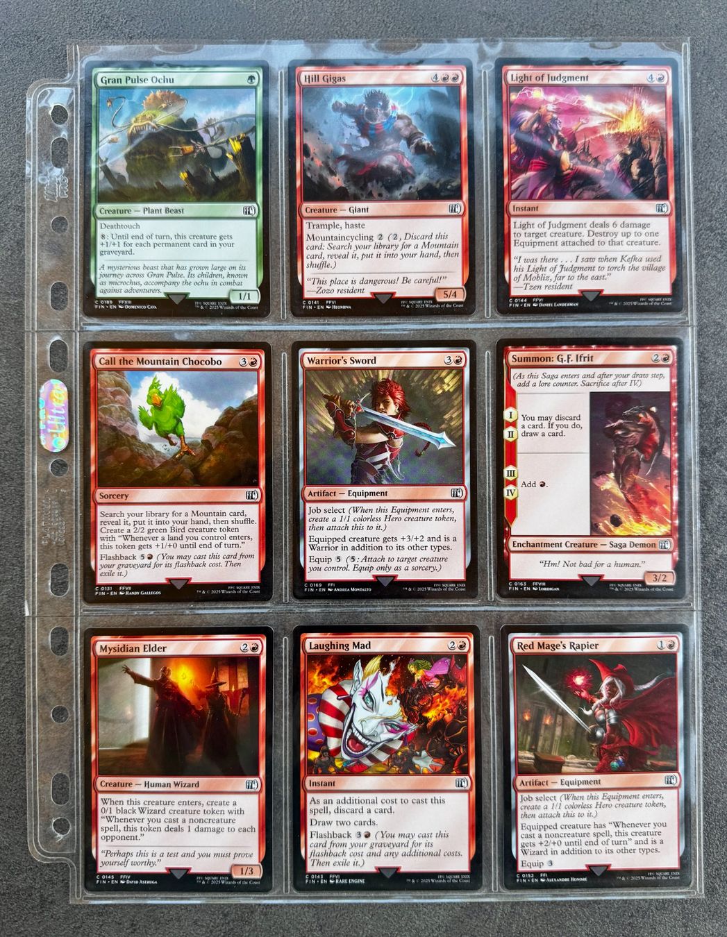 Magic The Gathering Sammelbilder & Trading cards: FINAL FANTASY Commons 79stk. – Neu (gemäss Beschreibung) aus Rechthalten von hosme_be 3