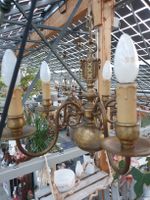 Antike Messing Lampe, Vintage Look - Top Zustand!