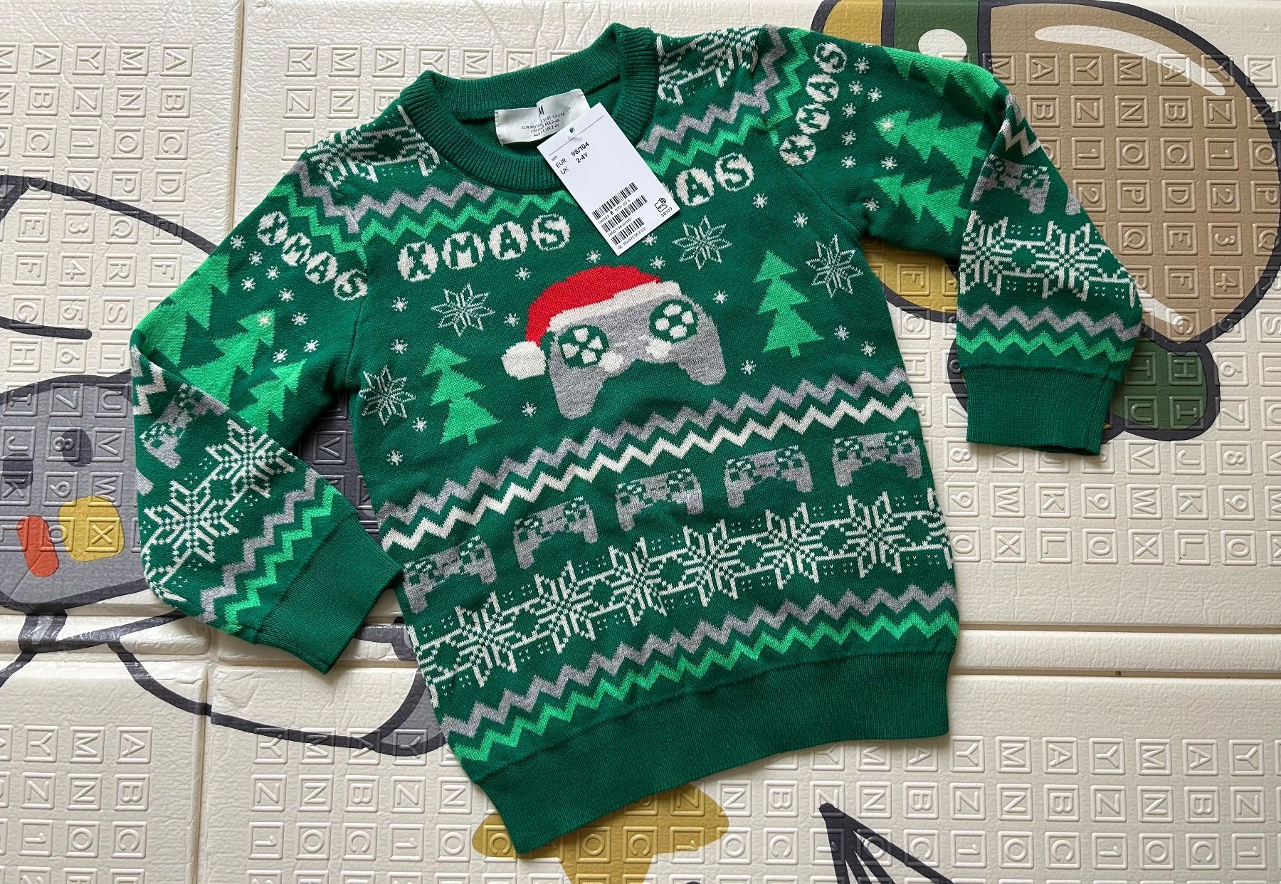 H&M Maglioni & Felpe: Nouveau pull de Noël 100% coton 98-104 – Nuovo e nell'imballaggio originale da Courroux venduto da Yermakova