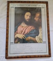 Der Zinsgroschen, Tizian, Andenkbild Konfirmation 1925
