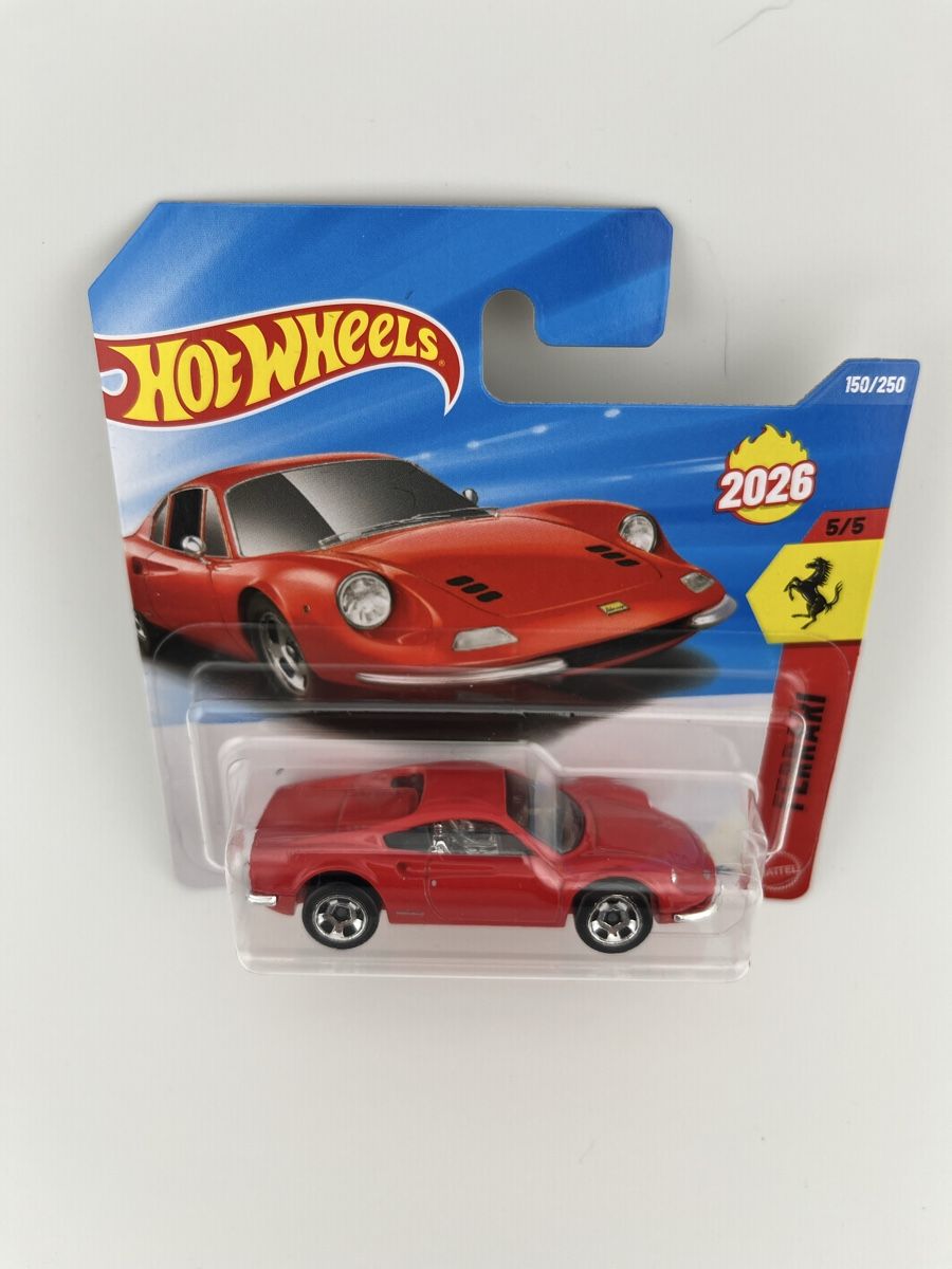 Hot Wheels Modellautos: Hot Wheels Ferrari Dino 206 GT – Neu und originalverpackt aus Rupperswil von Lennox86 1