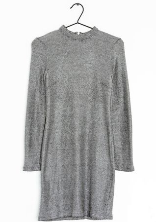 Topshop Strickkleid Silver (36)