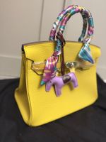 Ledertasche gelb NEU