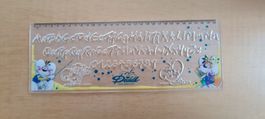 Diddl Schablone Lineal Buchstaben Zahlen