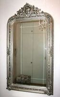 Wandspiegel Barock Stile Silber