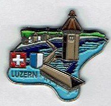 Plaketten & Abzeichen: Luzern Kapellbrücke – Gebraucht aus Hinterkappelen von Schampus