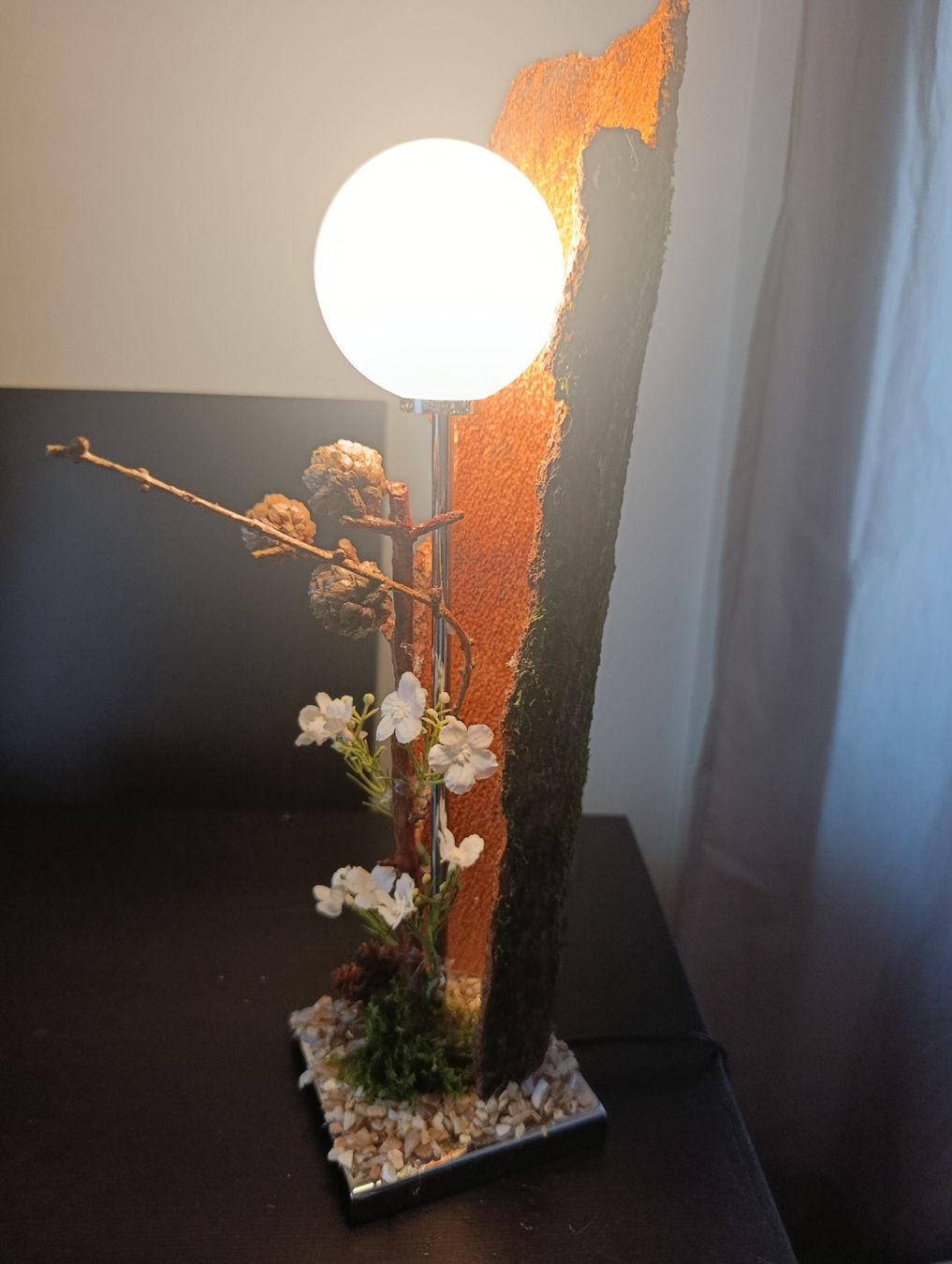 Alle Dekorationen: Table lamp with natural elements, unique design – Gebraucht aus Kriens von san_f85n 1