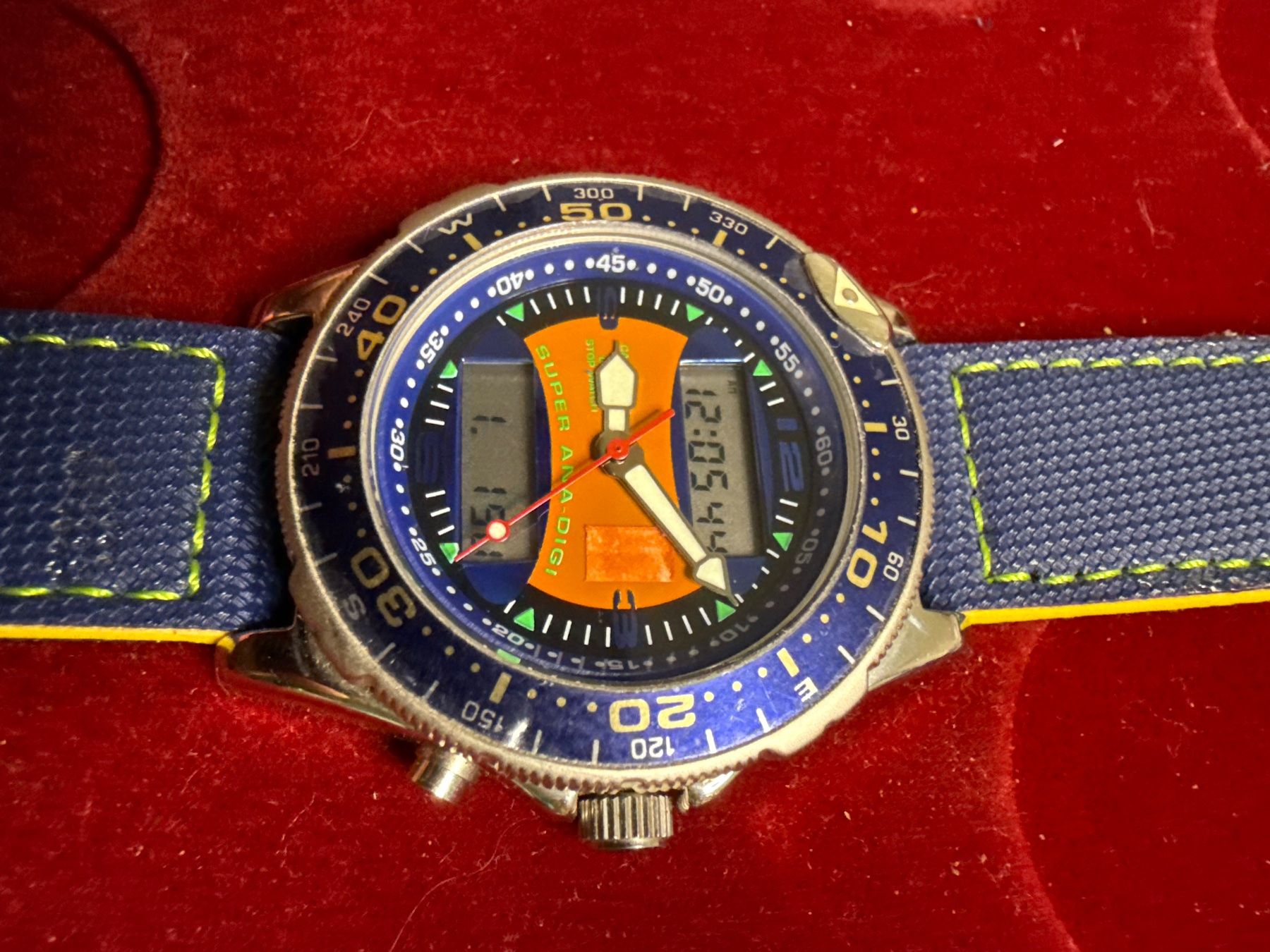 Uhren: Time Force Super AnaDigi 40 mm Nos – Neu (gemäss Beschreibung) aus Pfeffingen von Allhandelklgwatches 1
