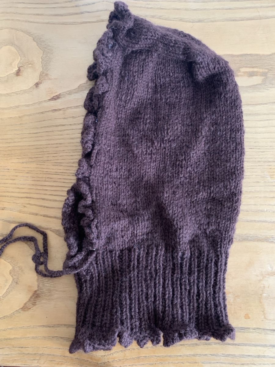 Altro in  Abbigliamento & Accessori: Hand-Knitted Wool Hat in Brown - Balaclava – Nuovo (secondo la descrizione) da Neukirch (Egnach) venduto da ginger34