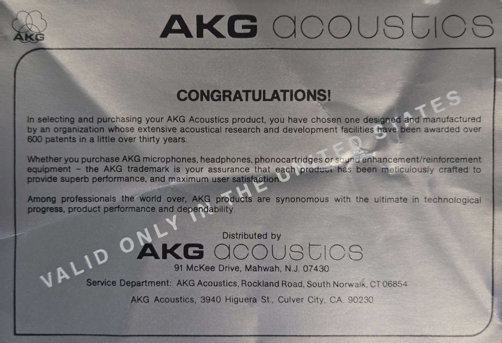 Akg Microfoni: AKG  D190 C - mit orginaler Box – Usato da Saas-Fee venduto da Levin.V008 3