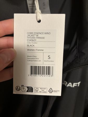 Craft Core Essence Wind Jacket Women Blue Size S