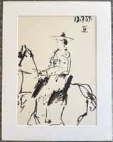Pablo Picasso - Originale Vintage-Lithographie von 1961