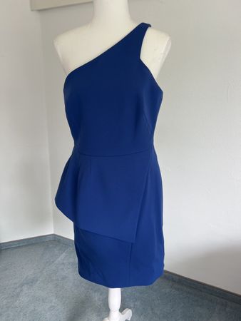Halston Heritage Kleid, Gr. 36, blau - perfekt für den Frühl