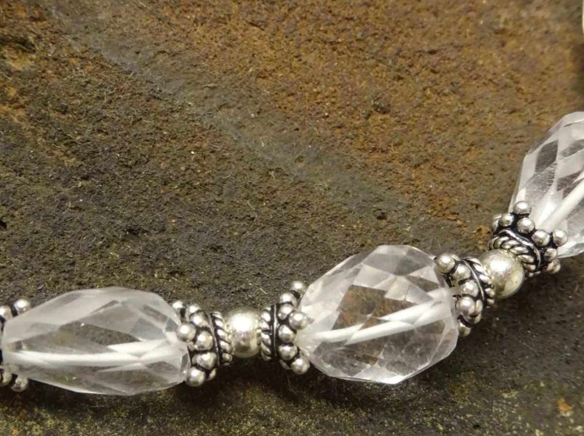 Catenine: Bergkristall Kette im Rosenschliff – Usato da Esslingen venduto da FetteSchnecke 7