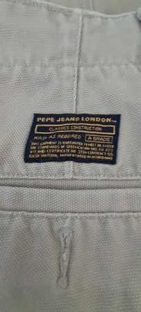 Pantalon Cargo Pepe Jeans London, taille 34/34, Beige