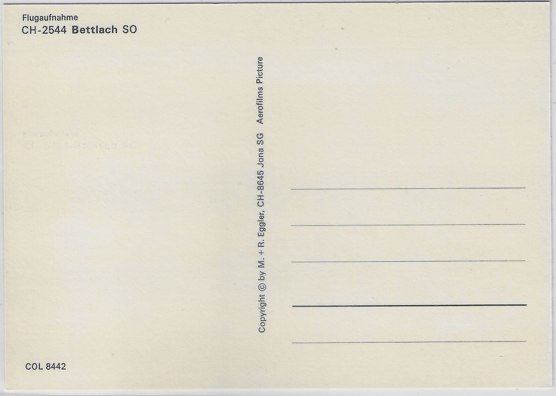 Cartoline postali: Flugaufnahme Bettlach SO – Antico da Ettingen venduto da Kartenplanet 1