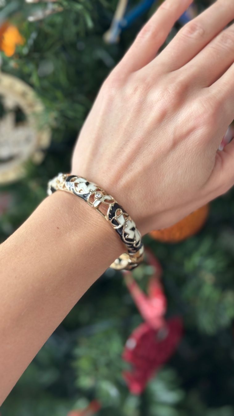 Bracciali & Braccialetti: Elegantes Armreif mit Blumenmuster – Nuovo (secondo la descrizione) da Burgdorf venduto da ssv_9t9f 2