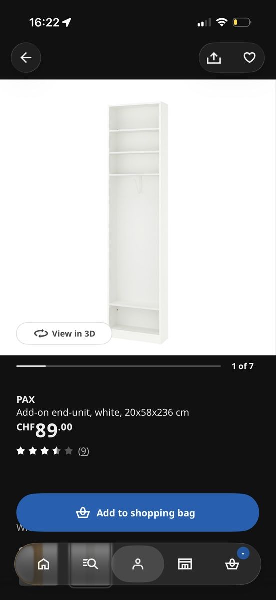 Schränke: PAX add-on end unit  – Gebraucht aus Zürich von Hannahli 5
