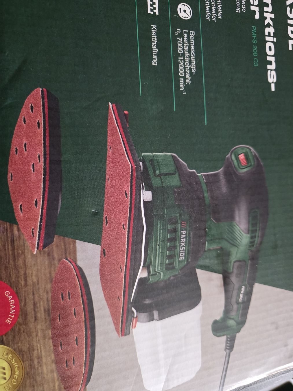 Smerigliatrici & Lucidatrici: Parkside Multifunktionsschleifer PMFS 200 C3 neu – Nuovo e nell'imballaggio originale da Schlattingen venduto da Buio79 2