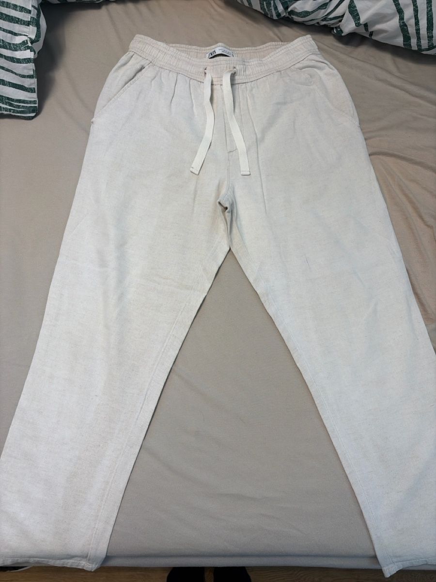 Zara Pantaloni: Zara Leinenhose – Usato da Pontresina venduto da dav_qr2s