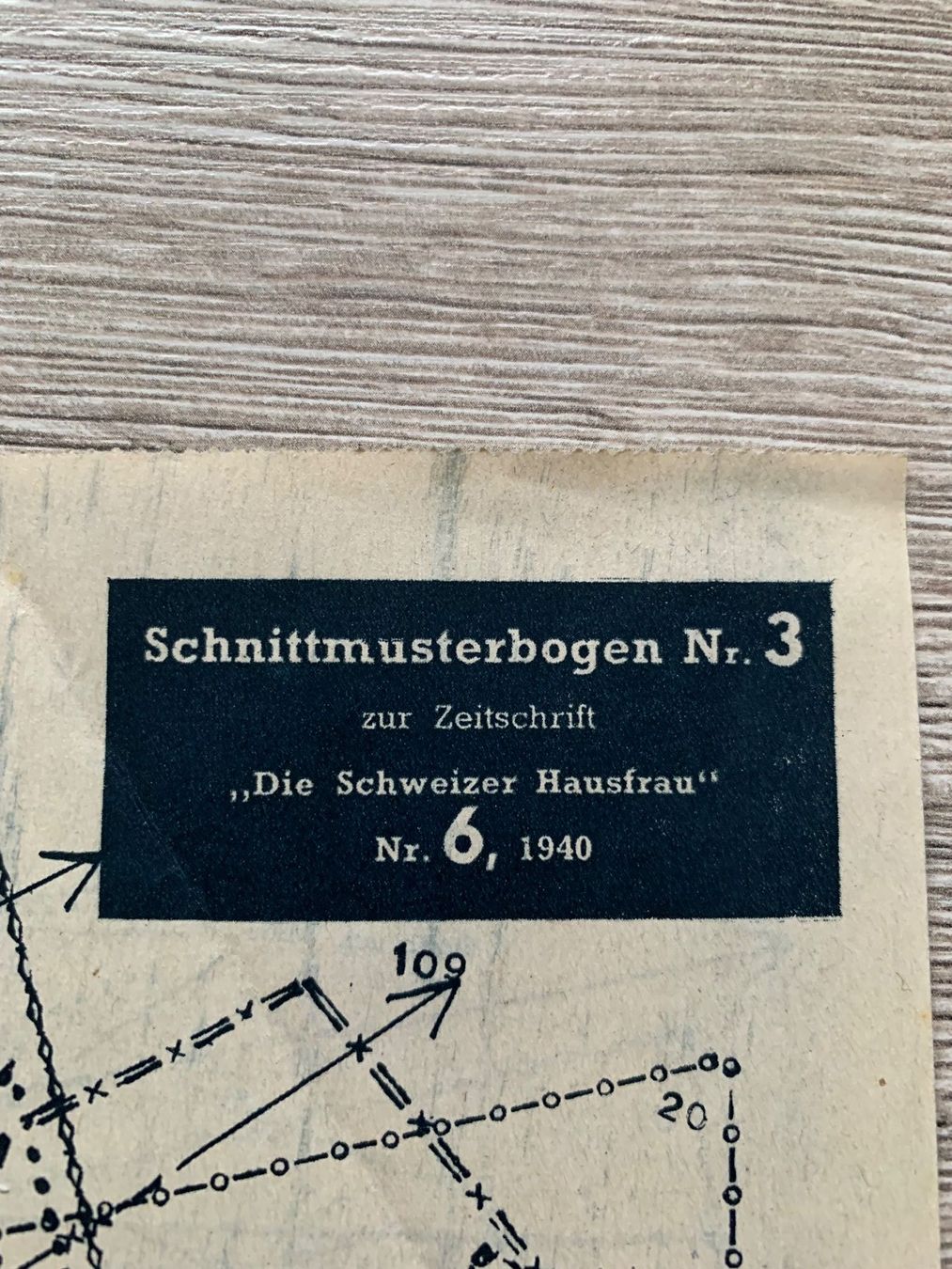 Cartamodelli: Schnittmuster von 1940 – Usato da Langenthal venduto da Brunnbach