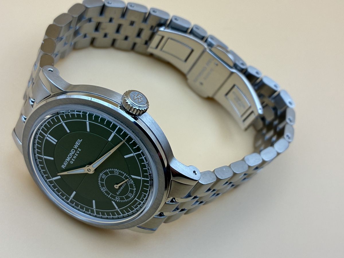 Raymond Weil Orologi: Raymond Weil Millésime Petite Seconde -Vert British - 39.5mm – Nuovo (secondo la descrizione) da Meyrin venduto da Samos23 1