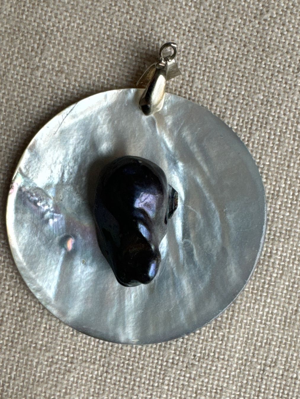 Anhänger: Anhänger mit Muschel und grosser Perle – Neu (gemäss Beschreibung) aus Brütten von Rod816 2