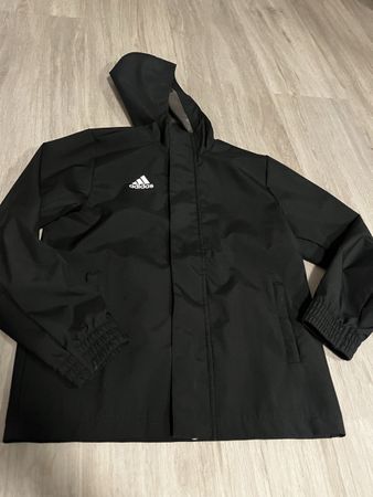 Adidas Regenjacke schwarz Grösse 140 guter Zustand