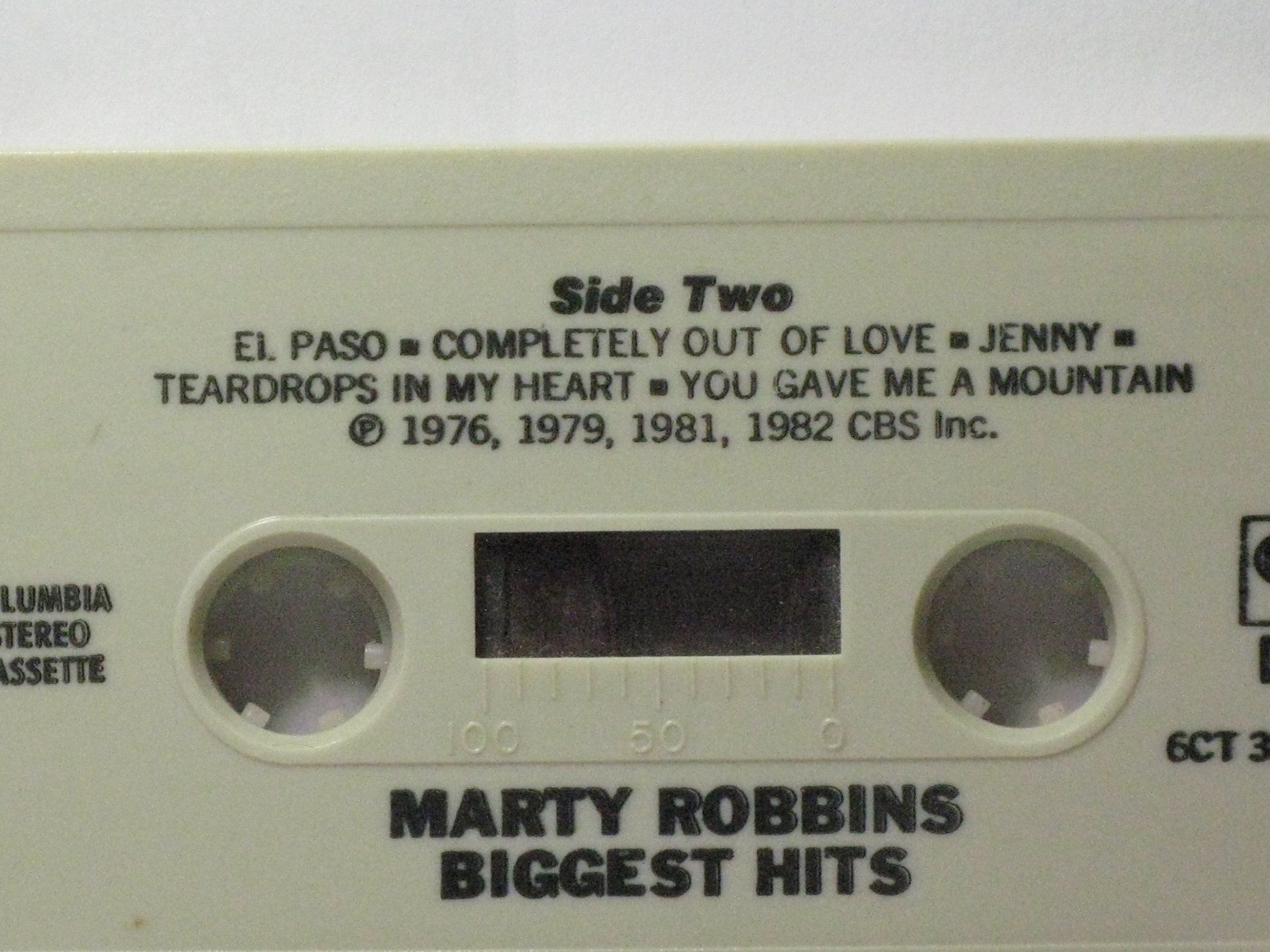 Musicassette: MARTY ROBBINS *  BIGGEST HITS – Usato da Langnau i. E. venduto da gf2_29jt 2