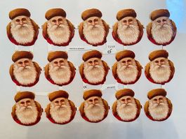 Oblaten Nikolaus Glanzbilder Nostalgie Decoupage Poesie