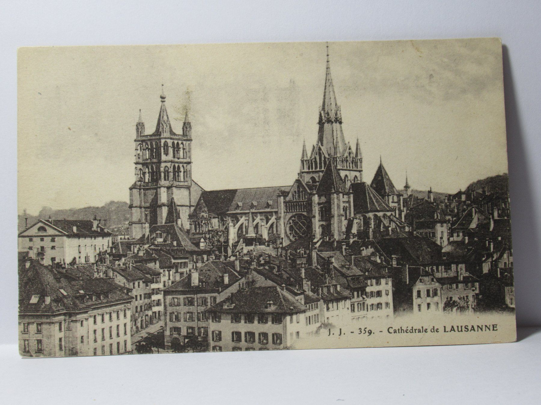 Cartoline postali: Lausanne , Cathédrale  1924 – Usato da Grenchen venduto da Bluemchen1900
