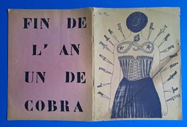 SELTEN: COBRA originale Nr. 6 EA Avril 1950 mit 4 or. Lithos