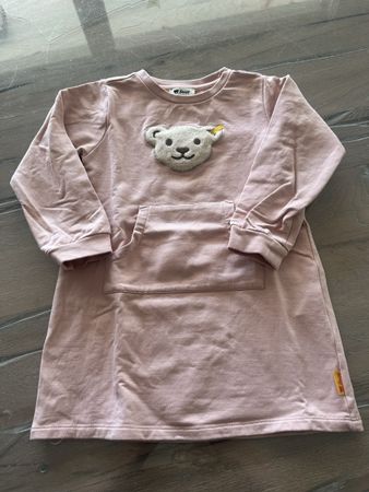 Steiff Kleid rosa mit Bärenmotiv Gr. 98 🐻‍❄️🤍