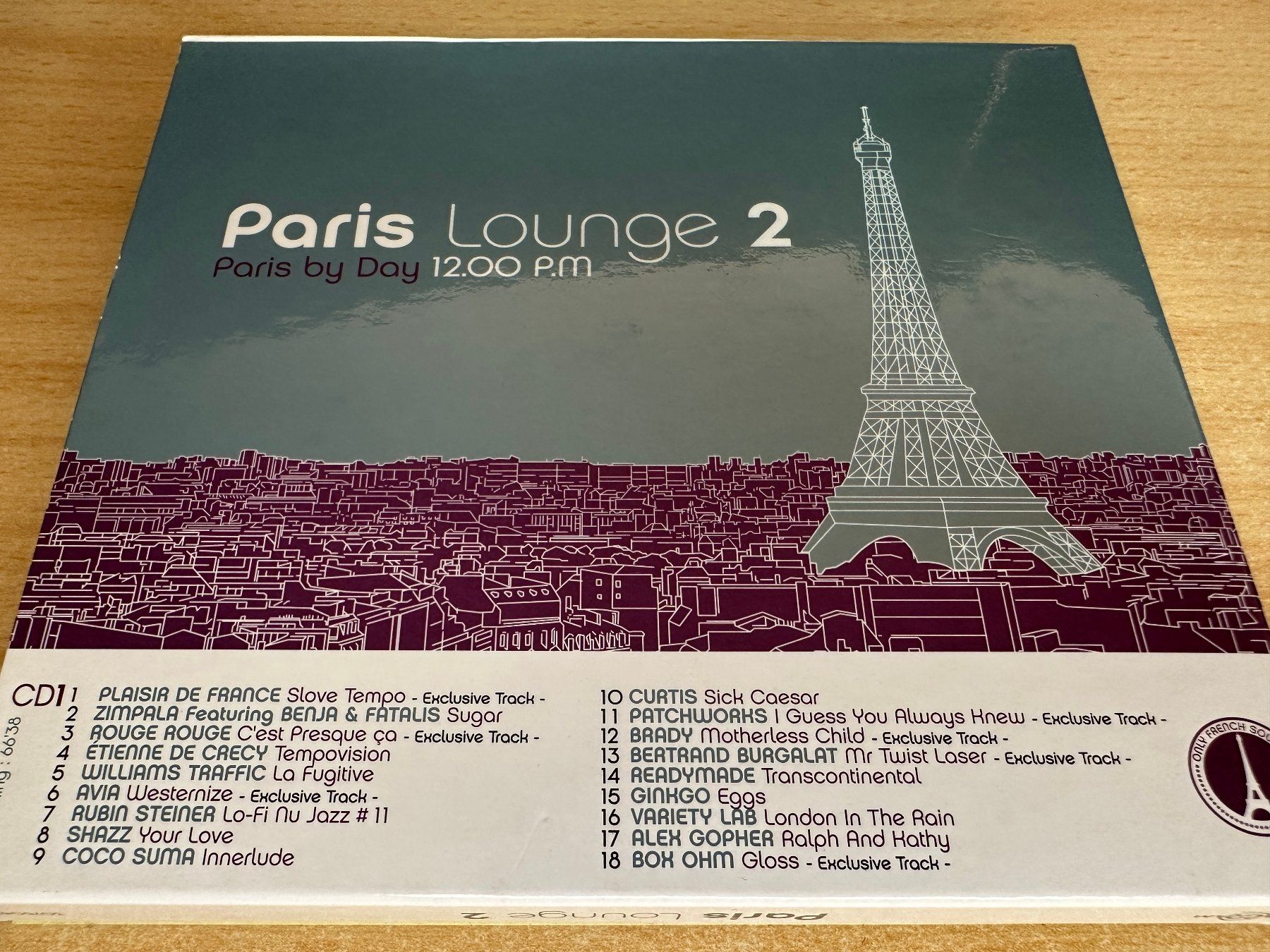 CD: Various – Paris Lounge 2 - 2 CD – Usato da Rikon im Tösstal venduto da Alpenmutz 2