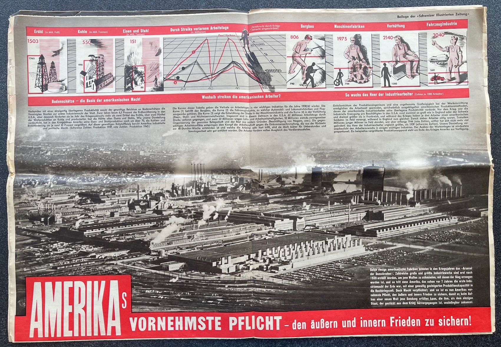 Riviste & Magazine: Schweizer Illustrierte 1946 - Feldmarschall Montgomery – Usato da Burgdorf venduto da Bsb7 1
