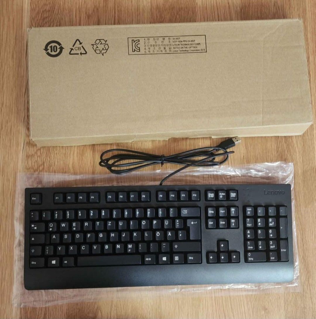 Lenovo Tastiere: Lenovo Traditional USB Wired Keyboard – Nuovo e nell'imballaggio originale da Winterthur venduto da reb_rk9m