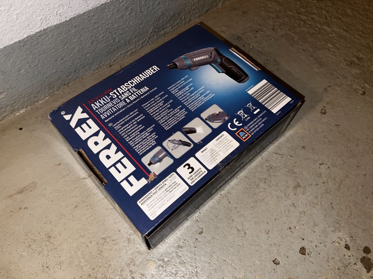Tutte le macchine: Ferrex Akku-Stabschrauber 3.6V, neu und originalverpackt – Nuovo e nell'imballaggio originale da Schaffhausen venduto da Bestprice94