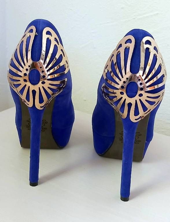 Scarpe da donna: Pumps Gr. 39 Blau – Usato da Rikon im Tösstal venduto da maverik08 4