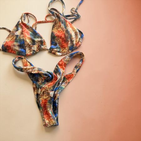 Bikini Set Damen Muster  neu