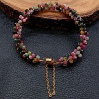 Wunderschön Turmalin Armband Perle 18.5 cm Bracelet