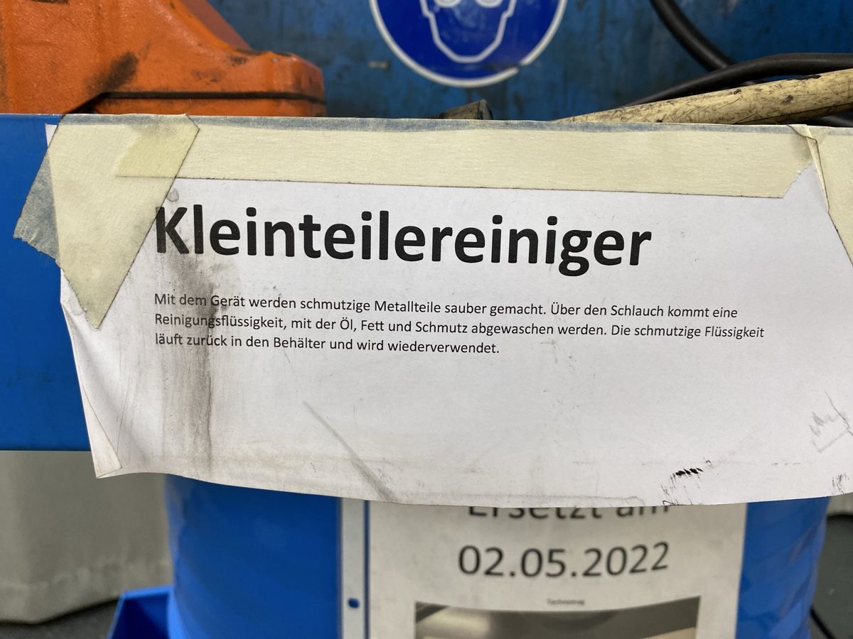 Tutti gli attrezzi: Autotyp Kleinteilereiniger VOC – Usato da Hägglingen venduto da Karin0802 8