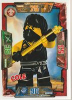 TCG NINJAGO TRADING CARD SERIE 1 # 022 COLE