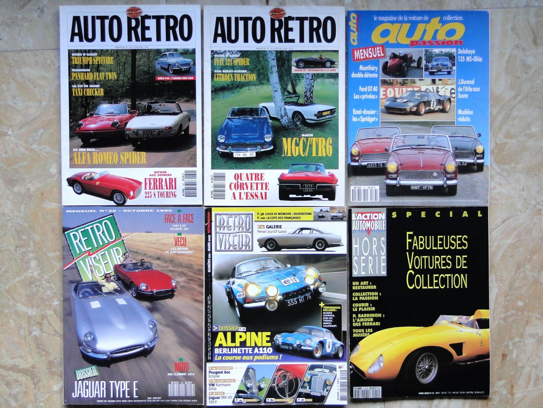 Riviste & Magazine: 6 magazines Auto Rétro / Rétroviseur 1990-2007 – Usato da Killwangen venduto da cyrano56