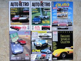 6 magazines Auto Rétro / Rétroviseur 1990-2007
