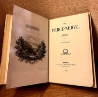 Recueil de poésies de J. Petit-Senn, «Les Perce-Neige», 1846