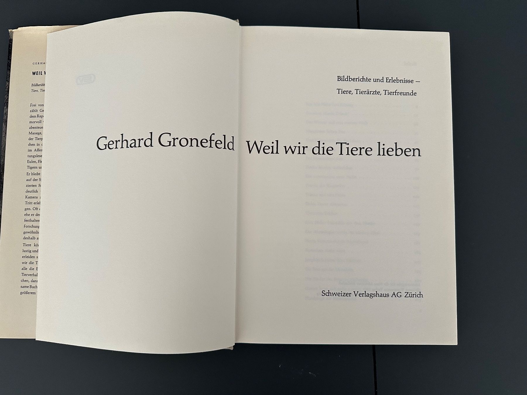 Livres: Gronefeld: Weil wir die Tiere lieben – D'occasion à Münsingen par Sternsaphir64 3