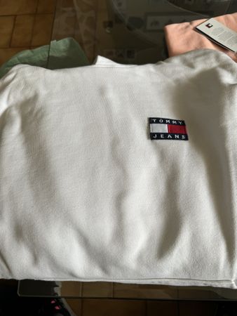Pull blanc Tommy Taille S Mel