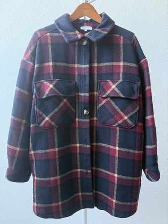 Warme Holzfäller Jacke im Karomuster, Grösse 44, Top Zustand