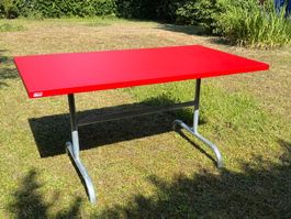 Gartentisch SCHAFFNER Säntis rot ungebraucht wie neu