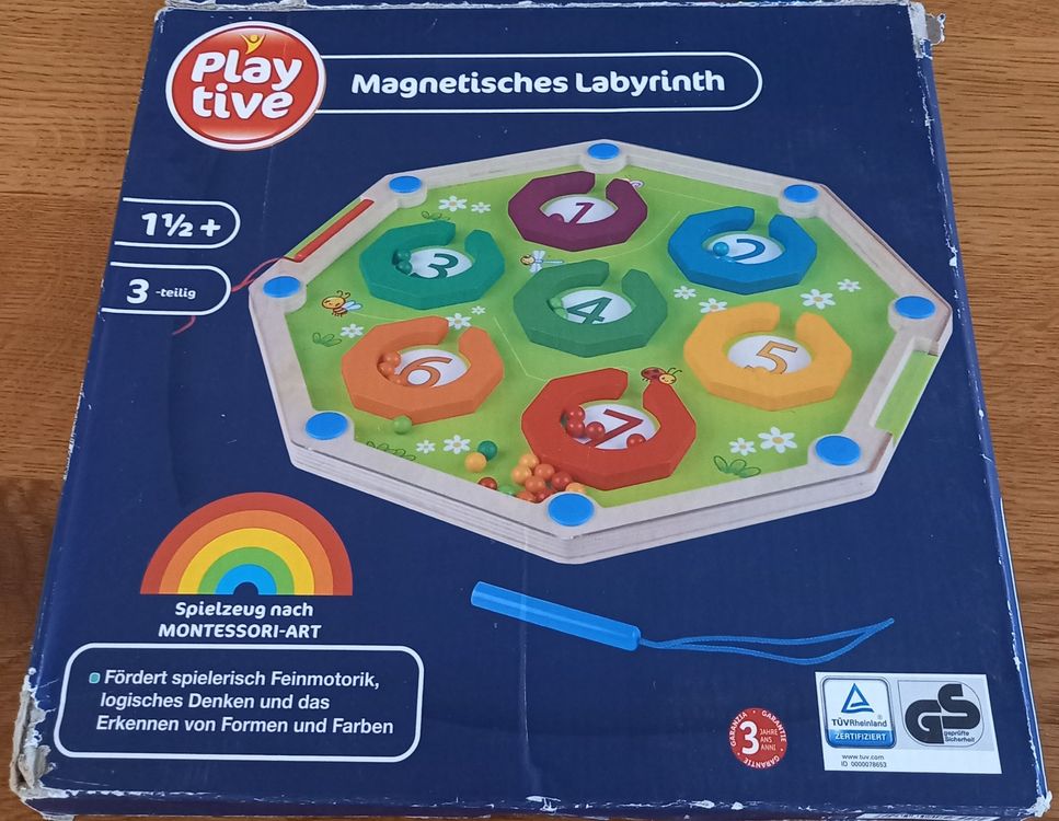 *PLAY LIVE - MAGNETSPIEL - LABYRINTH* 30X30CM/NUR EIN MAGNET (Gebraucht ...
